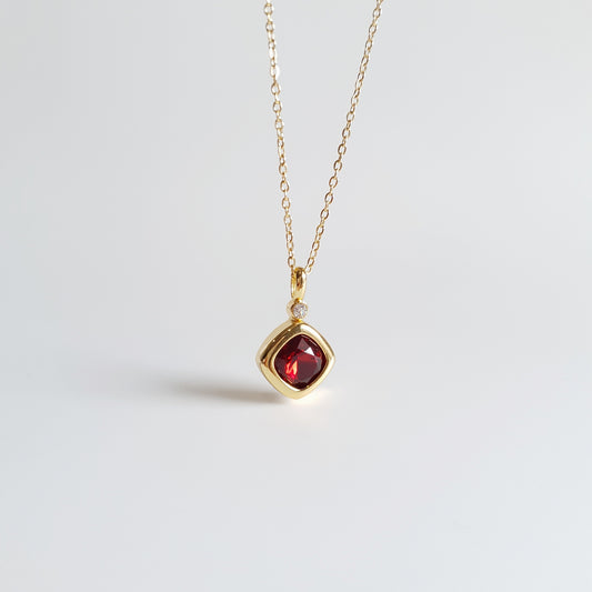 The Magic Cube Necklace (Ruby)