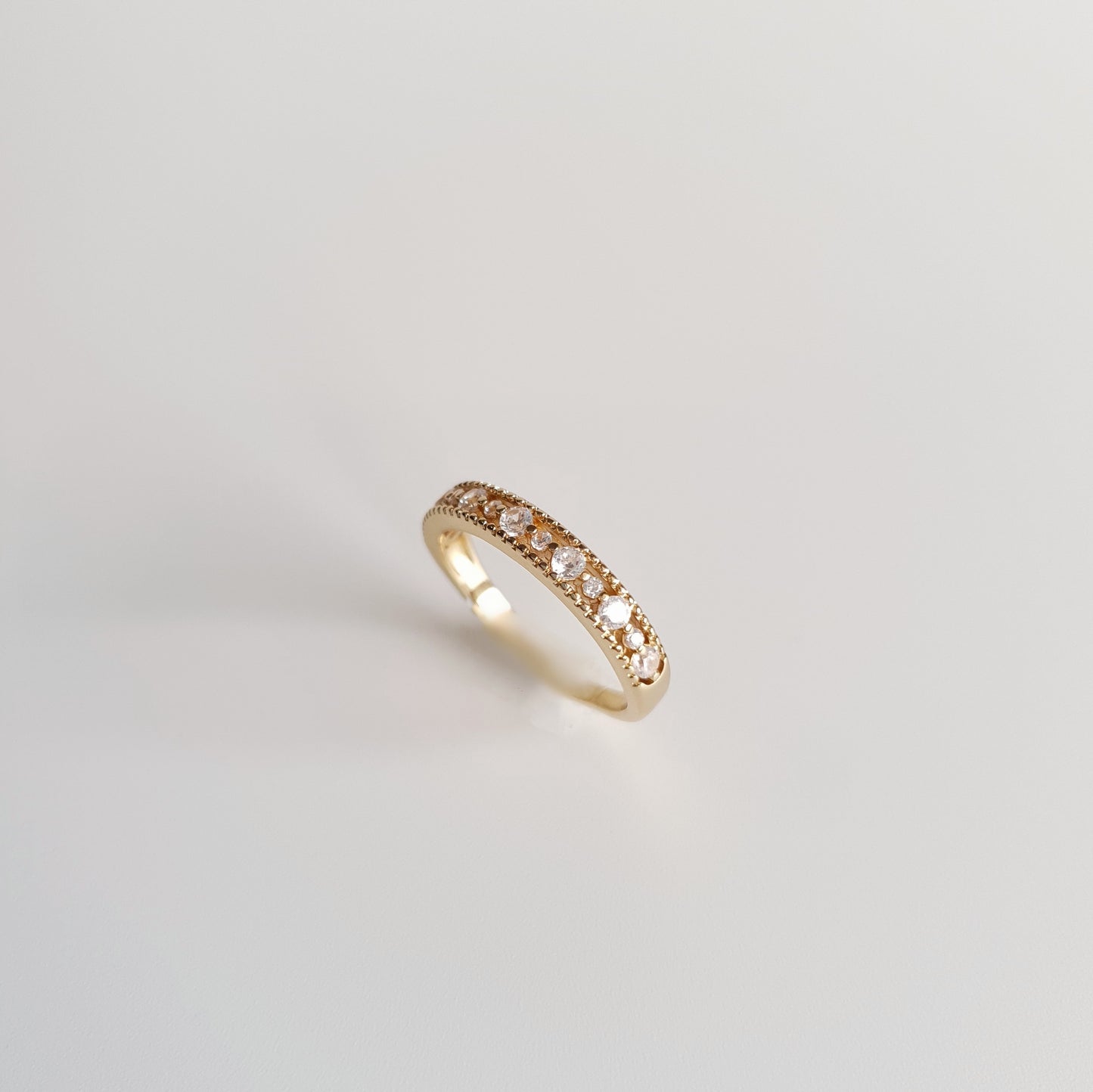 Minimalist Diamond Band Ring