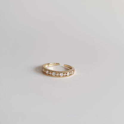 Minimalist Diamond Band Ring